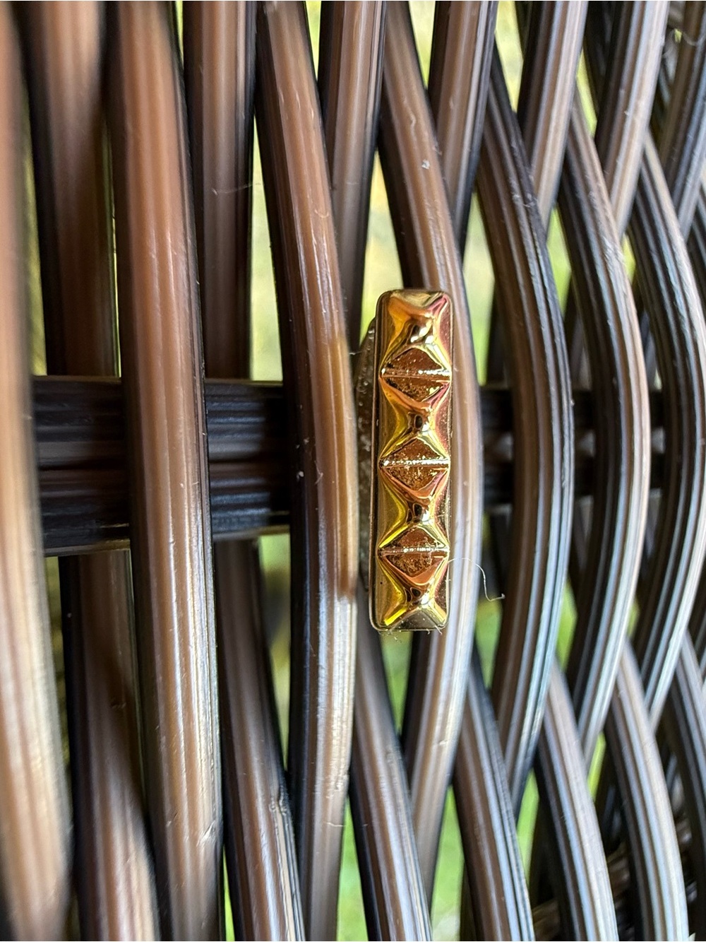 KEEP Collective Gold Pyramid Accent Bracelet Slide